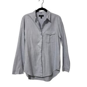 AYR Blue Long Sleeve Button Up Shirt Size Medium